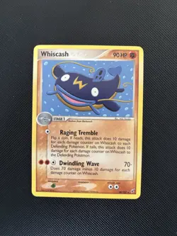 Pokemon Card EX Deoxys Whiscash 28/107 Rare - Image 1