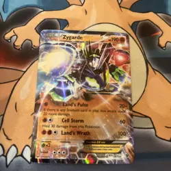 Pokemon TCG Zygarde EX Card 54/124 Fates Collide Full Card Holo - Image 1