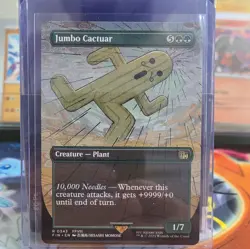 Jumbo Cactuar (Borderless) Final Fantasy Regular NM R 0343 - Image 1