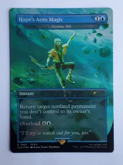 Hope's Aero Magic - Non-Foil Cyclonic Rift 1869 NM Secret Lair Drop Magic MTG - Image 1