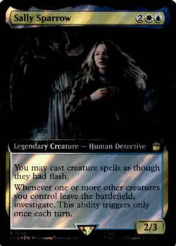 MTG Sally Sparrow (Extended Art) (Surge Foil) Foil NM Doctor Who - Image 1