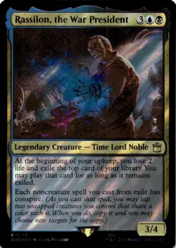 MTG Rassilon, the War President (Surge Foil) Foil NM Doctor Who - Image 1