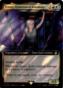 MTG Jenny, Generated Anomaly (Extended Art) (Surge Foil) Foil NM Doctor Who - Image 1