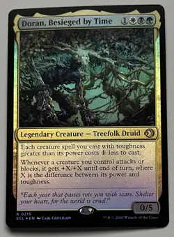 MTG Lorwyn Eclipsed Doran Legendary Creature RARE FOIL #0215 - Image 1