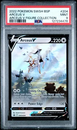 PSA MINT 9 - Arceus V Arceus V Figure Collection Pokemon Swsh Black Star Promo 2 - Image 1