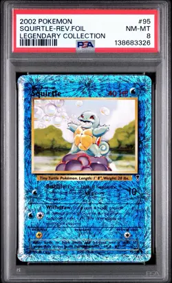2002 Pokemon Squirtle Reverse Holo Legendary Collection PSA 8 NEW CERT 💫 - Image 1