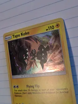 Slightly Played, English - 1 x Pokemon Tapu Koko - SM30a - Holo Promo Sun & Moon - Image 2