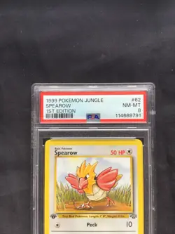Pokemon Cards: 1st Edition Jungle Common: Spearow 62/64 PSA 8 - Image 3