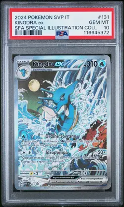 Pokemon PSA 10 Kingdra Ex #131 SVP IT Special Illustration Coll 2024 Italiano - Image 2