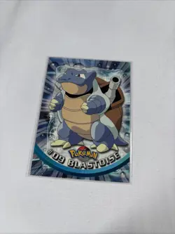 2000 Topps Pokemon TV Animation Series Black Logo #09 Blastoise - Image 1