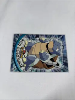 2000 Topps Pokemon TV Animation Series Black Logo #09 Blastoise - Image 2