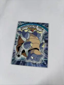 2000 Topps Pokemon TV Animation Series Black Logo #09 Blastoise - Image 3
