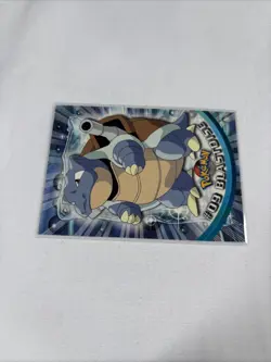 2000 Topps Pokemon TV Animation Series Black Logo #09 Blastoise - Image 4