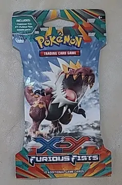 Pokemon TCG: XY Furious Fists Sleeved Booster Pack New Factory Sealed - Image 1