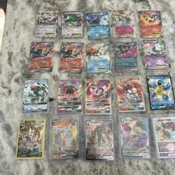Pokemon Card Lot 21 AUTHENTIC Cards + V, EX, GX, VSTAR, VMAX - FOR COLLECTORS! - Image 1