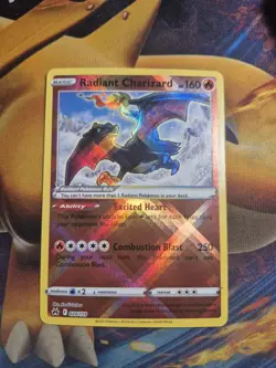 Radiant Charizard 020/159 Radiant Rare Crown Zenith Pokemon TCG NM - Image 1