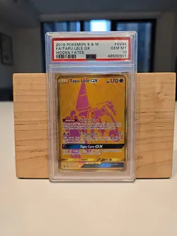 Pokemon TCG Tapu Lele GX SV94/SV94 Hidden Fates Shiny Vault Holo Card - Image 2