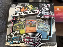 Pokemon Scarlet & Violet Black Bolt and White Flare Poster Collection - Image 1