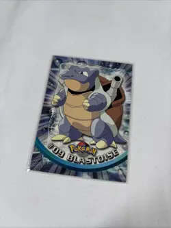 2000 Topps Pokemon TV Animation Series Black Logo #09 Blastoise - Image 1