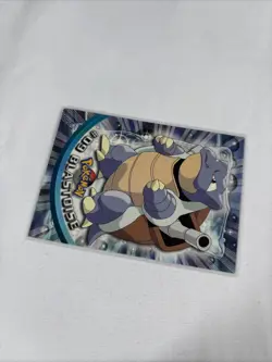 2000 Topps Pokemon TV Animation Series Black Logo #09 Blastoise - Image 2