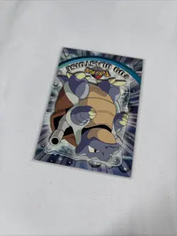 2000 Topps Pokemon TV Animation Series Black Logo #09 Blastoise - Image 3