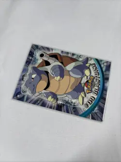 2000 Topps Pokemon TV Animation Series Black Logo #09 Blastoise - Image 4