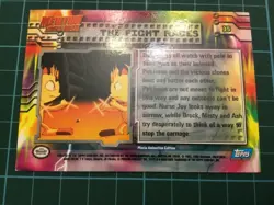 1999 Topps Pokemon Mewtwo Strikes Back #35 The Fight Rages Blue Logo - Image 2