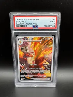 Blaziken 192/182 Illustration Rare Destined Rivals | Pokemon TCG PSA 9 MINT 🔥 - Image 1
