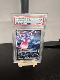 Pokemon Hatterene VMAX #GG47 PSA 9 Mint Crown Zenith Galarian Gallery GG47/GG70 - Image 1