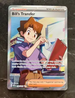 Pokemon 151 ENGLISH - LIGHT PLAY - BILL'S TRANSFER - ULTRA RARE - 194/165 - Image 1