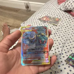 Pokemon Marshadow & Machamp GX TAG TEAM Ultra Rare Unbroken Bonds 198/214 - Image 4