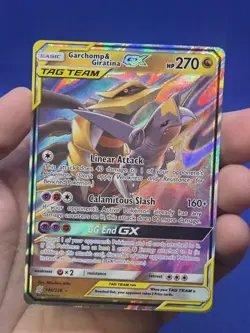 Pokemon Sun & Moon Unified Minds Garchomp & Giratina GX Tag Team 146/236 NM/LP - Image 2