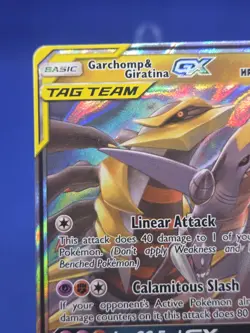 Pokemon Sun & Moon Unified Minds Garchomp & Giratina GX Tag Team 146/236 NM/LP - Image 3