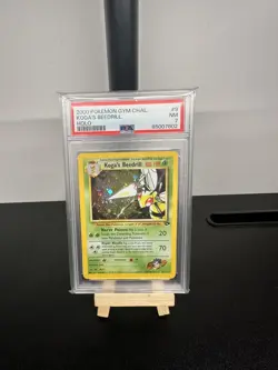 Pokemon Card - Kogas Beedrill 9/132 Gym Challenge Holo WOTC Rare - PSA 7 - Image 1