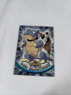 2000 Topps Pokemon TV Animation Series Black Logo #09 Blastoise - Image 1