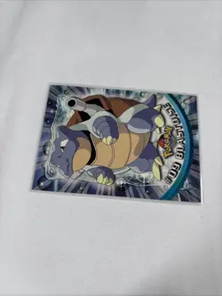2000 Topps Pokemon TV Animation Series Black Logo #09 Blastoise - Image 4
