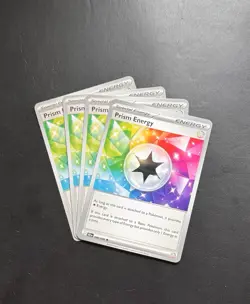 4x Prism Energy 086/086 Black Bolt Pokemon TCG Playset NM - Image 1