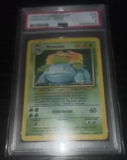 1999 Pokemon Venasaur Holo Base Set 15/102 PSA 5 - Image 1