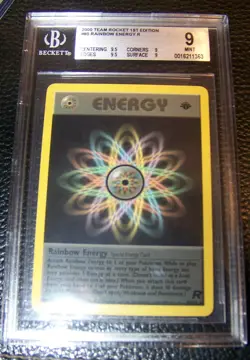 Team Rocket 2000, Pokemon 1st Edition Energy 80/82 NM, BGS 9, 9.0 - Image 1