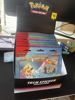 Prismatic Evolutions Tech Sticker Collection LOT OF 9 POKEMON TCG - Image 1