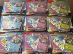 Prismatic Evolutions Tech Sticker Collection LOT OF 9 POKEMON TCG - Image 2