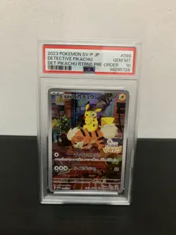 Pokemon Detective Pikachu Promo 98 PSA 10 Japanese - Image 1