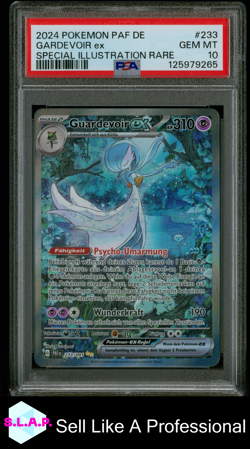 GARDEVOIR POKEMON 233 2024 PALDEAN FATES SIR GERMAN PSA 10 - Image 1