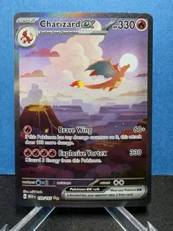 Charizard EX 199/165 Sv: Scarlet & Violet 151 Special SIR Rare - Pokemon TCG - Image 1