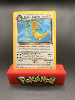 Dark Dragonite 22/82 Team Rocket Non-Holo Rare Pokemon TCG german - Image 1