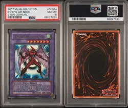 Yugioh Elementarheld Air Neos STON-DE034 Ultra Rare PSA 8 NM-Mint - Image 3