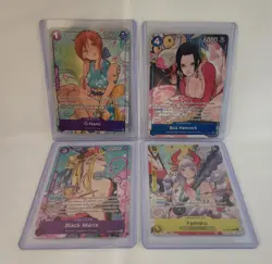 One Piece Illustration Box Volume 1 & 2 Promo Set Yamato Black Maria Boa O-Nami - Image 1
