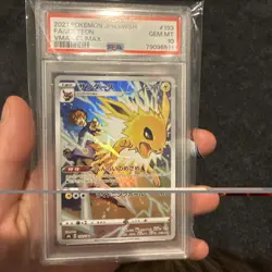 PSA 10 Jolteon CHR 193/184 Full Art Vmax Climax 2021 Japanese Pokemon Card - Image 1