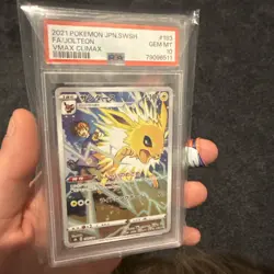 PSA 10 Jolteon CHR 193/184 Full Art Vmax Climax 2021 Japanese Pokemon Card - Image 4