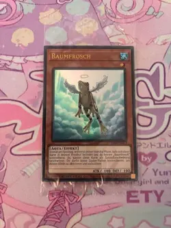 Yu-Gi-Oh! - Baumfrosch - LART-DE073 UR Karte Trading Card TCG Promo NEU OVP - Image 1
